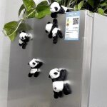 (1 pice de remplissage) 1 pice de dessin anim mignon doux en peluche panda rfrigrateur aimant puissant ...