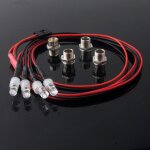 1 set 2 & 4 en mtal lampe led lumire lumires 3 v - 7 v 3mm 5mm pour 1 / 10 1 / 8 nitro electrique ...