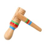1 set en bois instrument de musique enfants kid jouets son tube seul petit - bague filete percussion ...