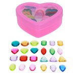 1 set pierres précieuses en plastique enfants petites filles artisanat bricolage accessoires 1 set pierres précieuses en plastique enfants petites filles artisanat bricolage accessoires