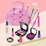 1 set semblant jouer ensemble de maquillage jeu de rle enfants jouets brosse de vernis a ongles avec ...
