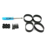 1 vis, accessoires, pièces de rechange, kit de quincaillerie, boule d'amortissement pour drone de course ... 1 vis, accessoires, pièces de rechange, kit de quincaillerie, boule d'amortissement pour drone de course ...