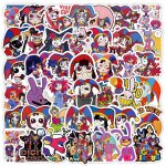 10 / 30 / 50 / 100 pièces mignon l'incroyable cirque numérique autocollants kawaii dessin animé décalcomanie ... 10 / 30 / 50 / 100 pièces mignon l'incroyable cirque numérique autocollants kawaii dessin animé décalcomanie ...