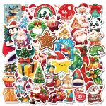 10 / 30 / 50 / 100 pièces mignon noël père noël autocollants etanche bricolage ordinateur portable ordinateur ... 10 / 30 / 50 / 100 pièces mignon noël père noël autocollants etanche bricolage ordinateur portable ordinateur ...