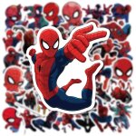 10 / 50 pi�ces disney super h�ros spiderman anime dessin anim� autocollants scrapbook ordinateur portable ...