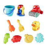 10 / 7 / 1pcs plage sable jouets ensemble d't creuser outil de sable avec pelle en plein air drle ...