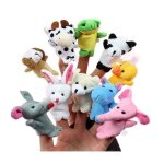10 pcs assortiment marionnette ? doigt animales peluche doudoune jouets pour enfants b?b? mini poup?es ...