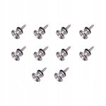 10 pcs / lots boutons de verrouillage de sangle de guitare