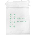 10 pi�ces pour aspirateur vorwerk vk135 fp136 pour drone vk369, sac a ordures, sac a poussi�re, accessoires ...