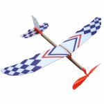 10 pices bricolage mousse elastique propulse planeur avion jouet thunderbird volant modle avion jouet ...