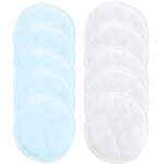 10 pices coussinets d'allaitement en fibres coussinet allaitement coussinets d'allaitement lavables ...