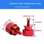 10 pices / lot unc6 - 32 m3. 5 vis a main pour support gpu psu botier d'ordinateur de panneau latral ...