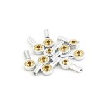 10 pi�ces m2 rotule m�tal joint universel rotule boucle direction poussoir embout de biellette mini bielles ...