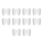 10 pi�ces mini prot�ge - tibias blancs, de football r�sistants a l'usure et absorbant les chocs, d'entra�nemen ...