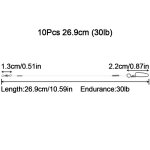10 pièces plombs de pêche en fluorocarbone 20lb - 50lb ligne de leader en fil de fluorocarbone avec pivot ... 10 pièces plombs de pêche en fluorocarbone 20lb - 50lb ligne de leader en fil de fluorocarbone avec pivot ...