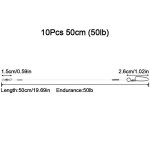 10 pièces plombs de pêche en fluorocarbone 20lb - 50lb ligne de leader en fil de fluorocarbone avec pivot ... 10 pièces plombs de pêche en fluorocarbone 20lb - 50lb ligne de leader en fil de fluorocarbone avec pivot ...