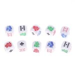 10 pièces poker dés de casino jeu de cartes de poker faveurs a six côtés poker dés 10 pièces poker dés de casino jeu de cartes de poker faveurs a six côtés poker dés