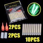 10 pices / sac 4. 5 * 40mm lucioles pour flotteur de pche fluorescent lightstick lumire nuit flotteur ...