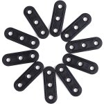 10 pi�ces de tendeur de corde de camping a trois trous, attache de boucle de corde de vent de tente, ...