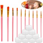10 pinceaux d'artiste pour peinture acrylique pour enfants - eponges de maquillage, peinture à l'huile, ... 10 pinceaux d'artiste pour peinture acrylique pour enfants - eponges de maquillage, peinture à l'huile, ...