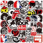 100 pièces autocollants musique rock and roll pour valise skateboard ordinateur portable bouteilles d'eau ... 100 pièces autocollants musique rock and roll pour valise skateboard ordinateur portable bouteilles d'eau ...