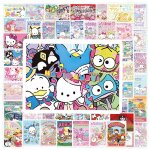 100 pièces kawaii kuromi ma mélodie hello kitty c 100 pièces kawaii kuromi ma mélodie hello kitty c