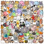 100 pièces mignon mélange animaux graffiti autocollants bricolage ordinateur portable téléphone guitare ... 100 pièces mignon mélange animaux graffiti autocollants bricolage ordinateur portable téléphone guitare ...