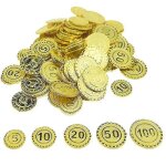100 pièces de monnaie pirate, pièces d'or, pièces d'or pirate, enfants participant à une chasse au trésor ... 100 pièces de monnaie pirate, pièces d'or, pièces d'or pirate, enfants participant à une chasse au trésor ...