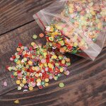 1000 pices d'avocat fruits tranches tous pour slime additifs moelleux lizun bricolage ongles portable ...