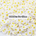 1000 pices d'avocat fruits tranches tous pour slime additifs moelleux lizun bricolage ongles portable ...
