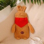 1000ml mignon sac de bouteille d'eau chaude filles en peluche epaule chauffe - mains paquet de chaleur ...