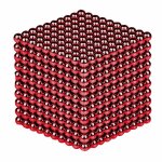 1000pcs par lot 5mm magnetique buck ball aimant or couleur intelligent anti - stress jouets cadeau, rouge ...
