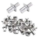 100pcs aluminum alloy drive rivets hammer drive expansion aluminum nail head piercing rivet gypsum board ...