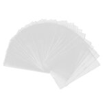 100pcs / set protecteur de carte de protection chargeur sup�rieur cartes porte - cartes pochette de carte ...