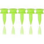 100pcs tees de golf en plastique vert taille s 25 mm