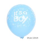 10pcs 12inch bleu - ballon gonflable gant, 1 pice, rvlation du genre, du sexe, lui ou elle, pour ...
