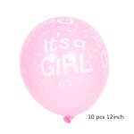 10pcs pink - ballon gonflable gant, 1 pice, rvlation du genre, du sexe, lui ou elle, pour garons ...