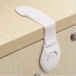 10x b�b� enfant s�curit� loquet serrures adh�sives pour frigidaire tiroirs placards seau d'aisances