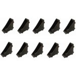 10x prot�ge angle coin plastique epaisseur a = 25 a 26mm 90 embout table chaise plateau etag�re noir ...