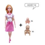 11, 5 pouces de mode, multifonctions, articulations, grossesse, b�b� b�b� b�b� princesse barbie