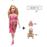 11, 5 pouces de mode, multifonctions, articulations, grossesse, b�b� b�b� b�b� princesse barbie