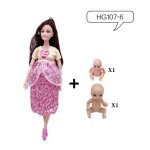 11, 5 pouces de mode, multifonctions, articulations, grossesse, bébé bébé bébé princesse barbie 11, 5 pouces de mode, multifonctions, articulations, grossesse, bébé bébé bébé princesse barbie