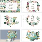 12 pieces festival meilleurs voeux cartes postales