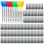 12 pices flchettes  pointe souple avec 100 pices pointe flchettes flchettes  pointe en plastique ...