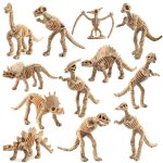 12 pices de jouets educatifs pour enfants, modle de dinosaure