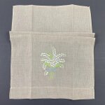 12 pices de mouchoirs a la mode, farine d'avoine, lin, serviette a th - 14  x 22 , tissu, plat a main ...