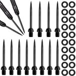 12 pièces pointes de fléchettes en acier, fléchettes pointes de rechange, flechette pointe en métal, ... 12 pièces pointes de fléchettes en acier, fléchettes pointes de rechange, flechette pointe en métal, ...