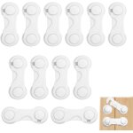 12 pices porte securite bb, bloque porte bb, protection scurit bb pour toilette fentre rfrigrateur ...