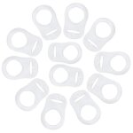 12 pièces silicone bébé factice porte - sucette pince adaptateur pour mam anneaux sucette p31b 12 pièces silicone bébé factice porte - sucette pince adaptateur pour mam anneaux sucette p31b