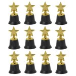 12 pices de trophe star gold award, 4. 5 pouces, pour les rcompenses, les rcompenses des oscars, ...